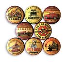 415456486 Handmade Set Of Dads Garage Print Wood Cabinet 0757347590274