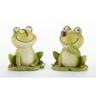 4220.1-2 Delton Inches Resin Frog With Insect Nose Set 652448185469