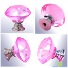 43207-2989 Protocol Products Pink Cabinet Drawer Knobs Crystal Glass Dresser Door