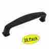 4392fb-25 4392fb Cosmas Flat Black Modern Cabinet Hardware Handle Pull 25 Packs 783583339803