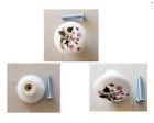 4394 Lillian Vernon Pcs Floral Botanical Ceramic Drawer Pull Knobs