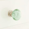 443803 Signature Hardware Chessa Round Bubbled Glass Cabinet Knob