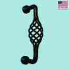 45636 The Renovators Supply 10 Drawer Handle Cabinet Pull Birdcage Black Wrought Iron 5 Supp 096962423124
