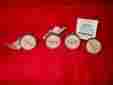 461897 Open Road Brands New Set 4 Coca Cola Antique Brass Cast Iron Coke Cap Pull Knob Msrp 7.99