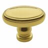 4915.030.bin Baldwin Decorative Oval Knob Bright Brass 723079070131