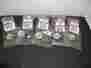 5-libery 4300 Libery 1-3 8 White Ceramic Furniture Knobs With Back Plates