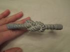 " 5 Nickel Bore Keeler Rope Gray 3 Drawer 4 Weathered Pull Knot Brass