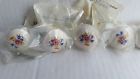 Bp72002 5 White Lot Cabinet Floral Amerock Knobs Ceramic