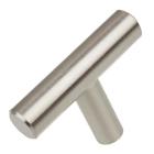 5002-t-ss-10 Gliderite Solid Steel Handle Knobs 849376015511
