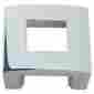 516454 Atlas Homewares Centinel 1-3 4 Polished Chrome Square Cabinet Knob New 782808610499