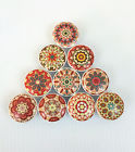 5525214 Twisted Design Set Of Paisley Chic Mandala Cabinet Knobs Drawer