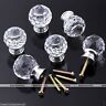 560969923753 Unbranded Pull Clear Cabinet Drawer Door Handles Glass