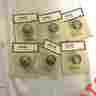 5621 Antique Finish Knob Sears Roebuck Lot Of 6 Vintage Knobs Nip Free Ship