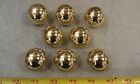 5ee87 8 Bright 1 Brass Finish " Pull Threads Set Female Diecast Knobs