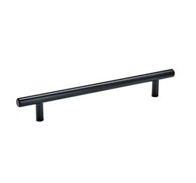 Bp1178fb 6 Pk Amerock Pulls 9 1/4inch Long 7-in Center To Flat Black Ab2-2