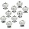 606220316688 White Round Ceramic Pumpkin Cabinet And Furniture Knobs