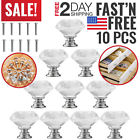 612608991309 Branded Glass Cabinet Knobs Pulls Crystal Handles Kitchen
