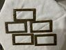 636946606596 Unbranded Vintage Wooden Filing Cabinet Label Frame Drawer