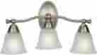 6501-619-1 Better Homes And Gardens Beaded Triple Bathroom Vanity Light Satin Nickel 039208989145