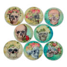 65657867 Twisted Design Set Of Skull And Roses Cabinet 0722589565496