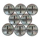 6585978 Twisted Design Set Of Personalized Monogram Pale Weathered Brick Print