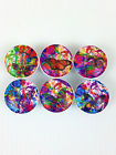 6635241 Twisted Design Set Of Tie Dye Butterfly Cabinet Drawer Knobs