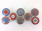 6639852 Twisted Design Set Of Red White And Blue Mandala Cabinet