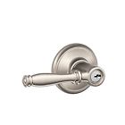 665896 Schlage Lock Company Birmingham Satin Nickel Keyed Entry Lever 043156428236