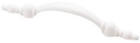 69133 Brainerd Mfg Hdw White Minaret Cabinet Pull 022788691331