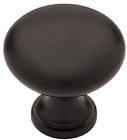 69149 Brainerd Mfg Hdw Black Round Cabinet Knob