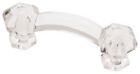 69358 Victorian Pull 4-1 Glass 4 " Clear Brainerd