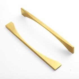7.6inch Hole Center Modern Cabinet Pull Shining Golden Drawer Handle Luxury