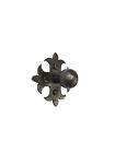 702840963803 Undisclosed Spanish Style Fleur De Lis Cross Iron