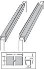 703856847767 Custom Accents Pvc Hanging File Rail For Drawer