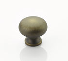706-alb Schaub 1-1 4 Inch Antique Solid Brass Knobs Lot Of 25 New In Box