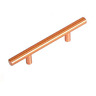 7096-scop Hamilton Bowes Satin Copper Cabinet Hardware Euro Style 695639518455