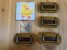 711-2 Jb Vintage Drawer Pulls Set Of Flush Rest Swing Handle