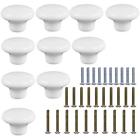 712492330694 Hanlinggg Ceramic Round Cabinet Knobs Cute Cupboard Door
