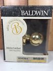 5415-030-idm 723079000718 Baldwin Hardware Solid Polished Brass Round 5415 Half Dummy Knob Set Interior