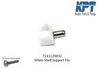 7241129032 White Lot Of Mm Diameter Plastic And Metal Shelf Support