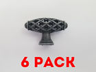 749-si-h Unbranded Cabinet Hardware Swedish Iron Bird Cage Oval Knobs Pack
