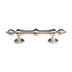 A6929-4-sn 785584022555 Alno Inc Traditional Ornate Pulls In Satin Nickel