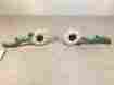 108682 798516231024 Na New Cast Iron Sunflower Handles Pulls Set Of 2 Pastel Yellow Green