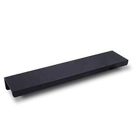 8-pack Cabinets Drawers Edge Pulls 6inch Overall Length Black Concealed Tab