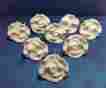 8-shabby Unbranded Chic White Rose Detailed Ceramic Knob Hardware