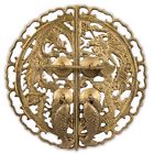 810126011633 Chinese Brass Hardware Fish Dragon Cabinet Face Plate