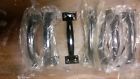 810535 Stanley Seven Door Pull Black Handles Long Wide Steel Screws