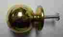 830c-3 Cabinet Knob Amerock Qty 7 Polished Brass W Backplate Mounting Screw