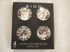 841179122601 Bino Designed In Usa Crystal Satin Nickel Knobs