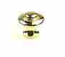 12927-3 841516 Century Hardware Hartford 1-3 8 In Dia Solid Brass Knob Set Of 10 Id